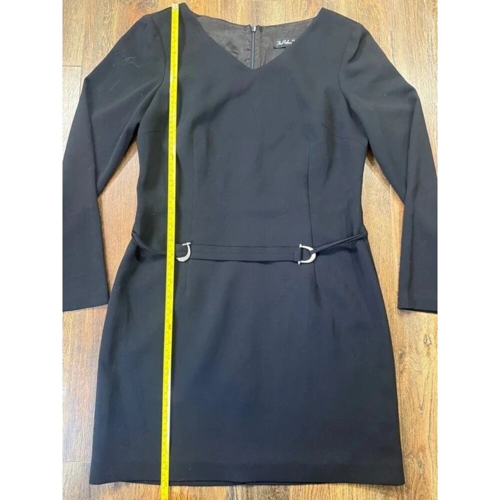 Vintage 90s The Perfect Dress Black Midi Dress Size 10 USA